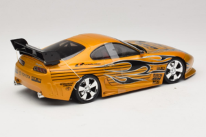 Toyota Supra A80 Kuldne Tunerz Edition Hot Wheels 1:18 B6091 Metall - pilt 3/7