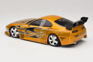 Toyota Supra A80 Kuldne Tunerz Edition Hot Wheels 1:18 B6091 Metall - pilt 6/7