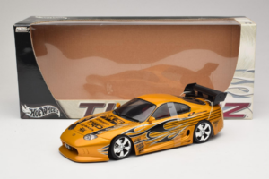 Toyota Supra A80 Kuldne Tunerz Edition Hot Wheels 1:18 B6091 Metall - pilt 7/7