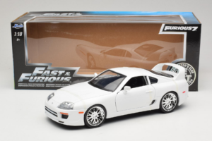 Toyota Supra Mk4 Valge Fast & Furious Jada 1:18 97509 Metall - pilt 6/6