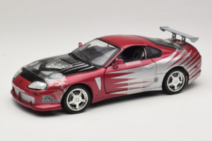 Toyota Supra A80 Fast & Furious Lilla Hõbedane ERTL 1:18 33708 Metall