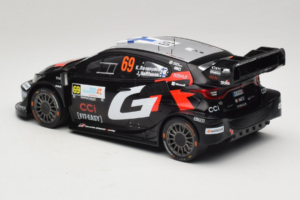 Toyota GR Yaris Rally1 #69 K. Rovanpera / J. Halttunen Rally Islas Canarias 2025 IXO 1:18 18RMC249A Metall - pilt 5/6