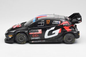Toyota GR Yaris Rally1 #17 S. Ogier / V. Landais Rally Monte Carlo 2024 IXO 1:18 18RMC196 Metall - pilt 3/6