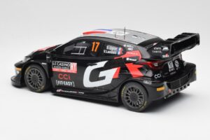 Toyota GR Yaris Rally1 #17 S. Ogier / V. Landais Rally Monte Carlo 2024 IXO 1:18 18RMC196 Metall - pilt 5/6