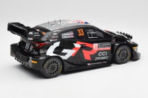 Toyota Yaris Rally1 WRC #33 E. Evans / S. Martin Rally Monte Carlo Night Version 2024 IXO 1:18 18RMC197 Metall - pilt 2/6