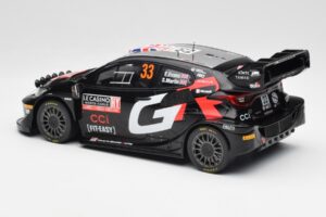 Toyota Yaris Rally1 WRC #33 E. Evans / S. Martin Rally Monte Carlo Night Version 2024 IXO 1:18 18RMC197 Metall - pilt 5/6