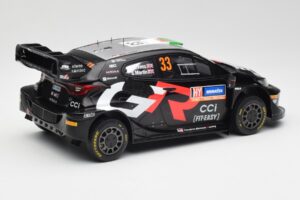 Toyota Yaris Rally1 WRC #33 E. Evans / S. Martin Rally Sweden 2024 IXO 1:18 18RMC200 Metall - pilt 2/6