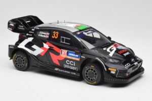 Toyota Yaris Rally1 WRC #33 E. Evans / S. Martin Rally Sweden 2024 IXO 1:18 18RMC200 Metall - pilt 4/6