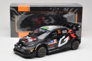 Toyota Yaris Rally1 WRC #33 E. Evans / S. Martin Rally Sweden 2024 IXO 1:18 18RMC200 Metall - pilt 6/6