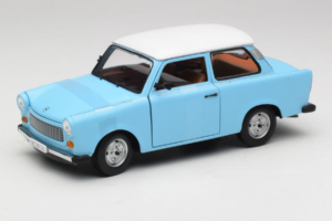 Trabant 601 Deluxe Sinine Valge Sun Star 1:18 4286 Metall