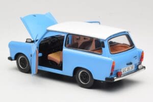 Trabant 601 Universaal Sinine Sun Star 1:18 4272 Metall - pilt 5/8