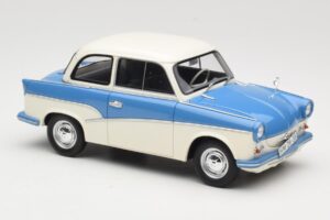 Trabant P50 Helesinine Kreemjas BoS Models 1:18 BOS035 Vaik - pilt 4/6