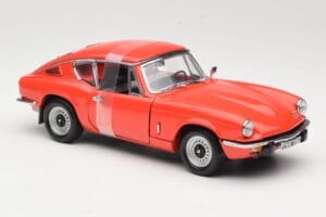 Triumph GT6 Mk3 Punane Sun Star 1:18 1056 Metall - pilt 4/6