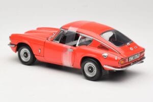 Triumph GT6 Mk3 Punane Sun Star 1:18 1056 Metall - pilt 5/6