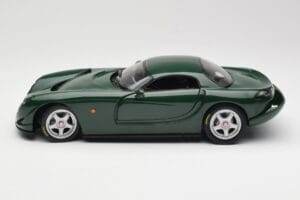 TVR Speed 12 Tumedroheline Hot Wheels 1:18 50429 Metall - pilt 4/8