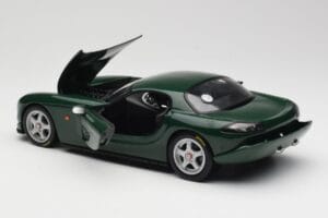 TVR Speed 12 Tumedroheline Hot Wheels 1:18 50429 Metall - pilt 5/8