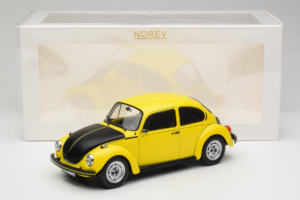 Volkswagen 1303 Kollane & Must Norev 1:18 188536 Metall - pilt 6/6