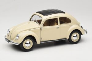 Volkswagen Beetle Type 1 Classic Valge Welly 1:18 18040W Metall