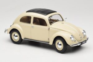 Volkswagen Beetle Type 1 Classic Valge Welly 1:18 18040W Metall - pilt 6/8