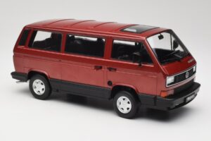 Volkswagen Bus T3 Multivan Magnum Mars Red Metallic KK-Scale 1:18 KKDC180991 Metall - pilt 4/6