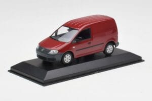 Volkswagen Caddy 2K Tumepunane Minichamps 1:43 CADDY004 Metall - pilt 2/4