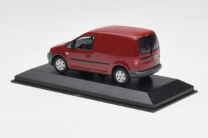 Volkswagen Caddy 2K Tumepunane Minichamps 1:43 CADDY004 Metall - pilt 3/4