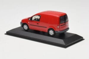 Volkswagen Caddy 2K Punane Minichamps 1:43 CADDY008 Metall - pilt 3/4
