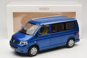 Volkswagen California T4 Ravenna Blue Metallic Norev 1:18 188607 Metall - pilt 8/8