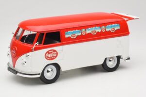 Volkswagen T1 Combi Coca-Cola Solido 1:18 9512 Metall - pilt 2/8