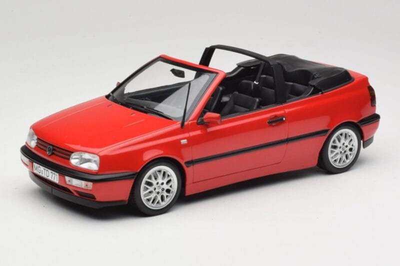 Volkswagen Golf Kabriolett Mk3 Punane Norev 1:18 188433 Metall