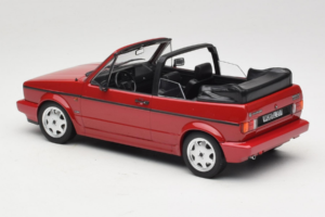 Volkswagen Golf Mk1 Kabriolett Punane Norev 1:18 188626 Metall - pilt 5/6