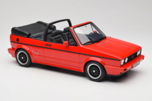 Volkswagen Golf Mk1 Kabriolett Sportline Punane Otto 1:12 G095 Vaik - pilt 4/6