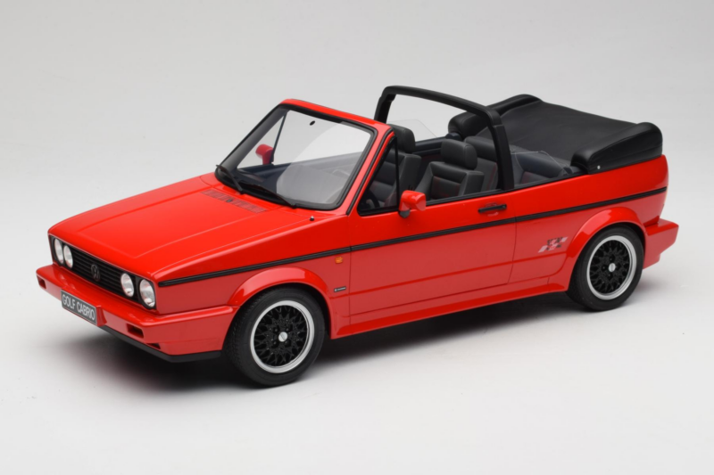 Volkswagen Golf Mk1 Kabriolett Sportline Punane Otto 1:12 G095 Vaik