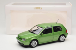 Volkswagen Golf GTI Mk4 Roheline Metallic Norev 1:18 188571 Metall - pilt 8/8