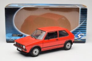 Volkswagen Golf GTI Mk1 Punane Solido 1:18 8166 Metall - pilt 8/8