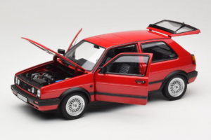 Volkswagen Golf GTI Mk2 Punane Norev 1:18 188438 Metall - pilt 2/8