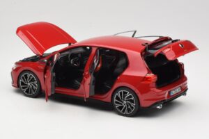 Volkswagen Golf GTI Mk8 Tornado Red Norev 1:18 188595 Metall - pilt 5/8