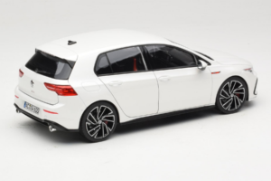Volkswagen Golf GTI Mk8 White Metallic Norev 1:18 188593 Metall - pilt 3/8