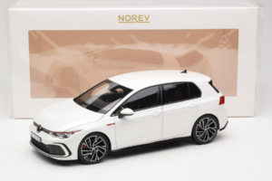 Volkswagen Golf GTI Mk8 White Metallic Norev 1:18 188593 Metall - pilt 8/8