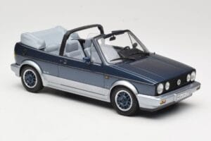 Volkswagen Golf Mk1 Kabriolett Bel Air Blue Metallic Norev 1:18 188404 Metall - pilt 4/6