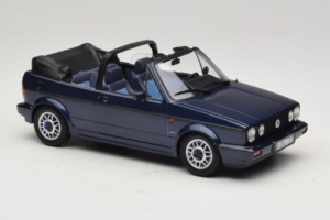 Volkswagen Golf Mk1 Kabriolett Quartett Inca Blue Norev 1:18 188628 Metall - pilt 4/6