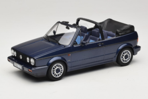 Volkswagen Golf Mk1 Kabriolett Quartett Inca Blue Norev 1:18 188628 Metall