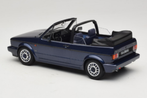 Volkswagen Golf Mk1 Kabriolett Quartett Inca Blue Norev 1:18 188628 Metall - pilt 5/6