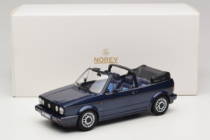 Volkswagen Golf Mk1 Kabriolett Quartett Inca Blue Norev 1:18 188628 Metall - pilt 6/6