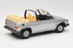 Volkswagen Golf Mk1 Kabriolett Hõbedane Sun Star 1:18 VW004 Metall - pilt 3/8