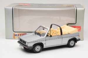 Volkswagen Golf Mk1 Kabriolett Hõbedane Sun Star 1:18 VW004 Metall - pilt 8/8