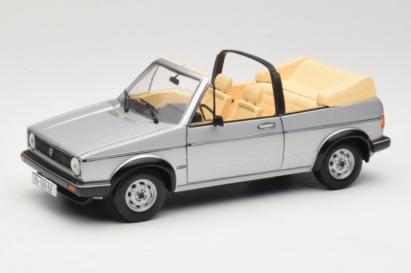 Volkswagen Golf Mk1 Kabriolett Hõbedane Sun Star 1:18 VW004 Metall