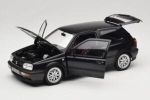 Volkswagen Golf Mk3 GTI Black Metallic Norev 1:18 188415 Metall - pilt 2/8
