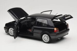 Volkswagen Golf Mk3 GTI Black Metallic Norev 1:18 188415 Metall - pilt 5/8
