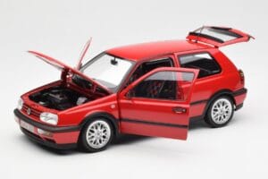 Volkswagen Golf Mk3 GTI Flash Red Norev 1:18 188418 Metall - pilt 2/8